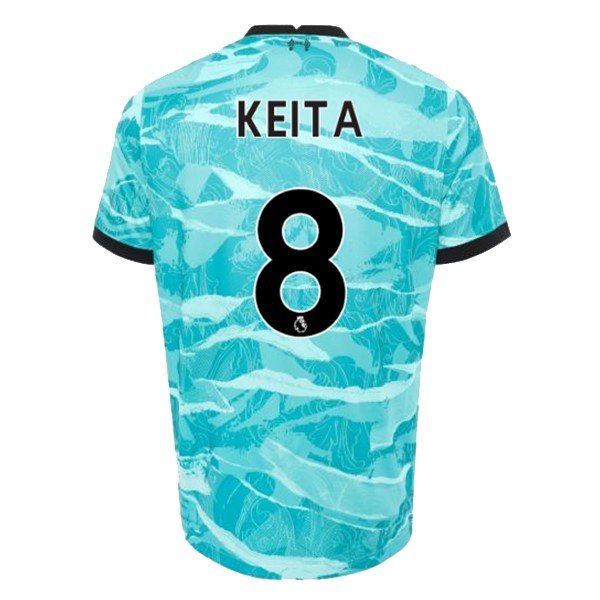 Camiseta Liverpool NO.8 Keita 2ª 2020 2021 Azul